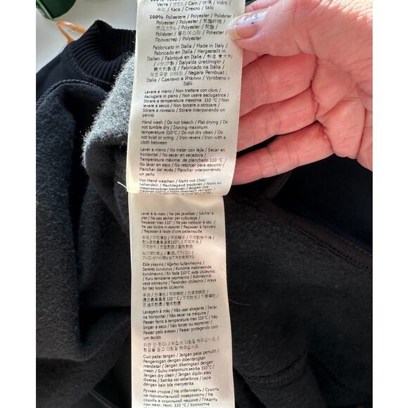 Fendi Black Roma 1925 Logo Crewneck Sweatshirt Women’s L - Picture 13 of 16